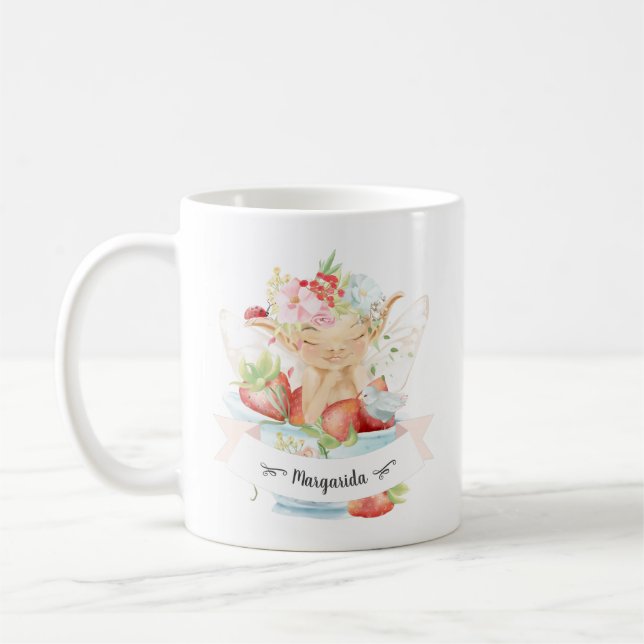 Mug Fairy First Birthday Girl (Gauche)
