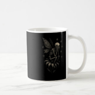 Mug Fairycore Emo Goth Tee Sad Crier Squelette Fée G