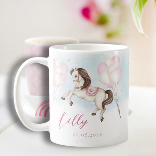 Mug Fairytale bébé Pony gros ballons étoiles fille (Créateur téléchargé)