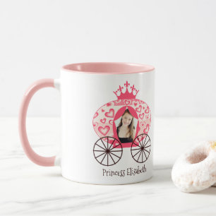 Mug Fairytale Royal Princess Carriage Girl Anniversair