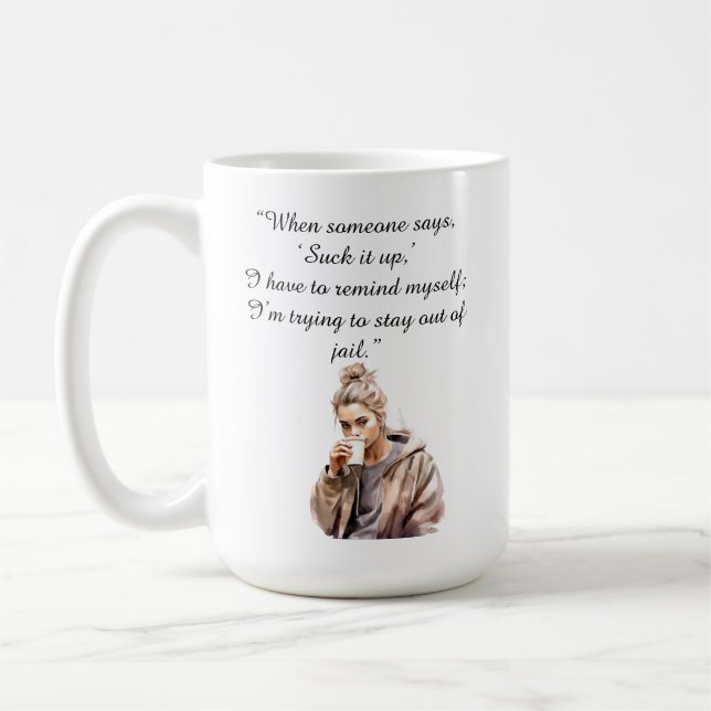 Mug Fais avec (Gauche)