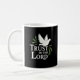 Mug Fais Confiance au Seigneur Colombe Blanche Assiett