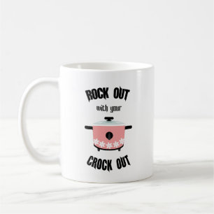 Mug Fais du rock avec ton faitout rose