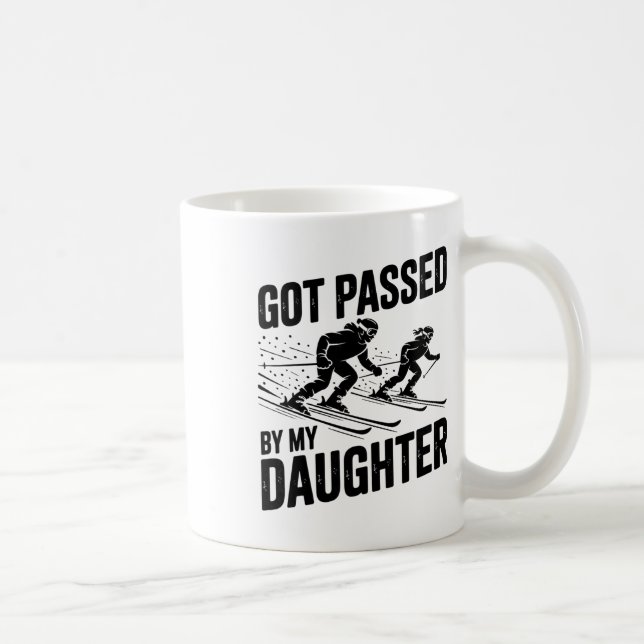 Mug Fais du ski avec ma fille _3  (Droite)