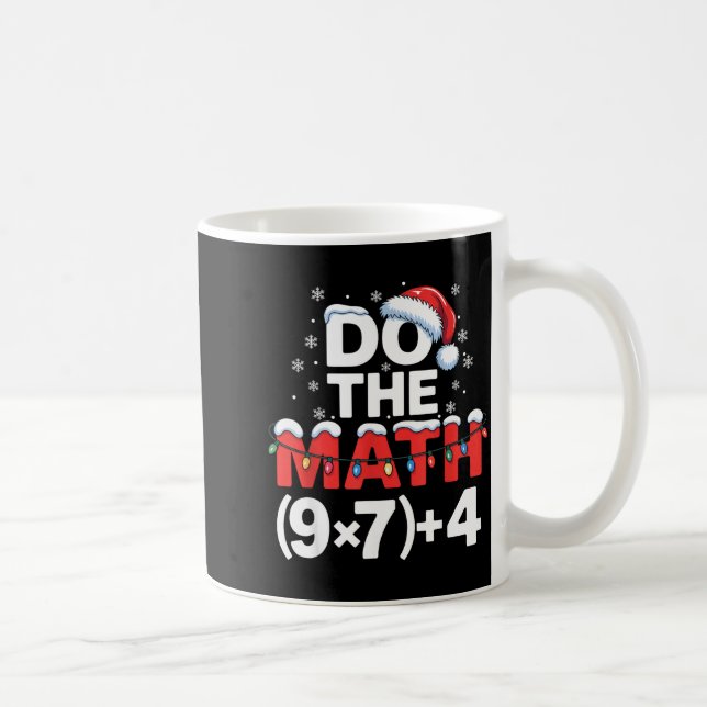 Mug Fais Le Calcul Mème 6 7 Humour De Noël Drôle (Droite)