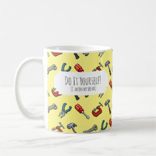 Mug Fais-Le Toi-Même ! Pixel Art Tool Hammer Vice-Moti