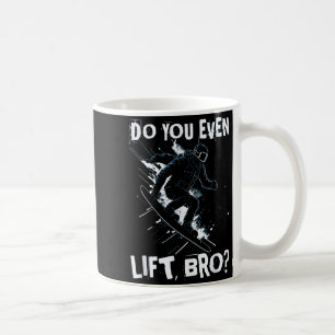 Mug Fais-tu même de la muscu, frère - drôle snowboard