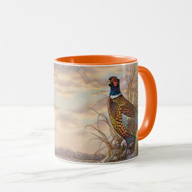 Mug Faisans (Devant droit)