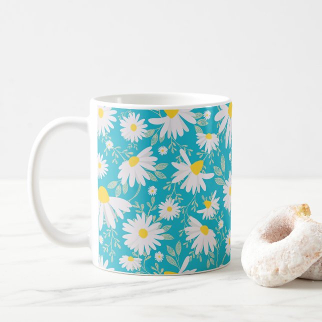 Mug Faisceaux de printemps - Bleu clair (Avec donut)