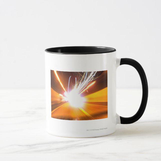 Mug Faisceaux lumineux abstraits et effets (Droite)