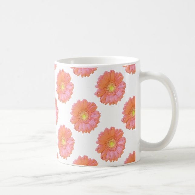Mug Faisée de gerbera orange (Droite)