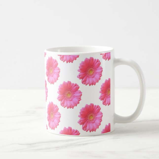 Mug Faisée de gerbera rose (Droite)
