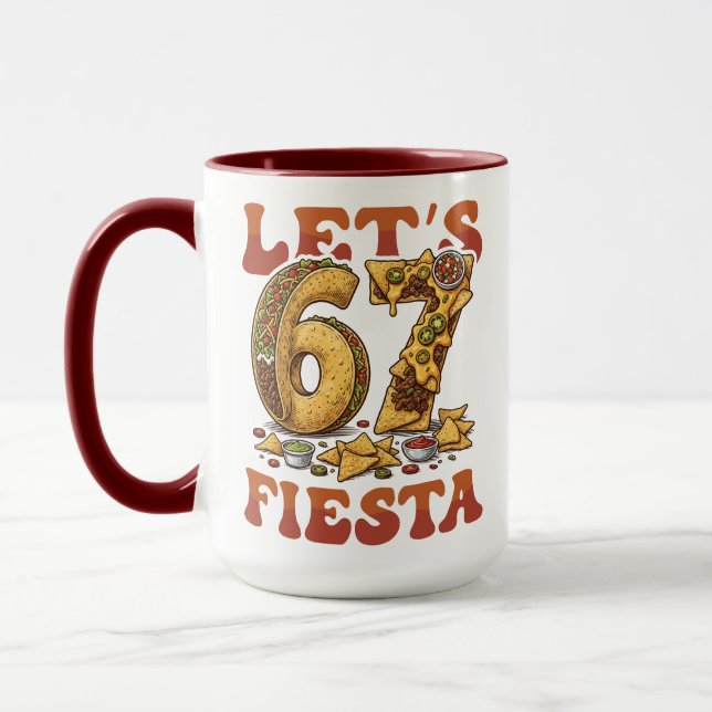 Mug Faisons 67 Fiesta Drôle Cinco De Mayo Taco Nacho M (Gauche)