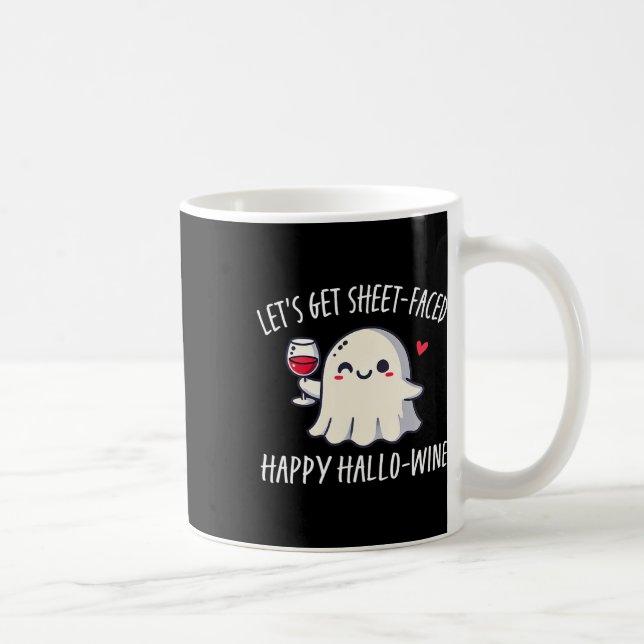 Mug Faisons face à la feuille Happy Hallo Wine (Droite)