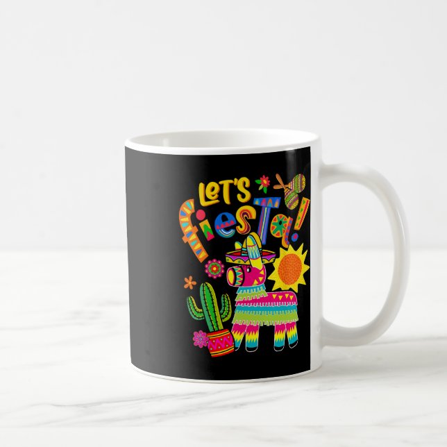 Mug Faisons la fête Cinco De Mayo Chemise Mexicaine Ho (Droite)