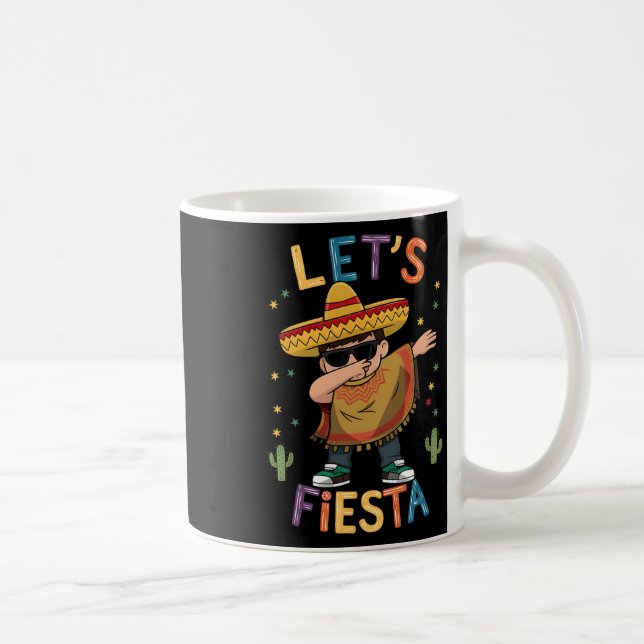 Mug Faisons la fête Cinco De Mayo Dabbing Poncho Mexic (Droite)