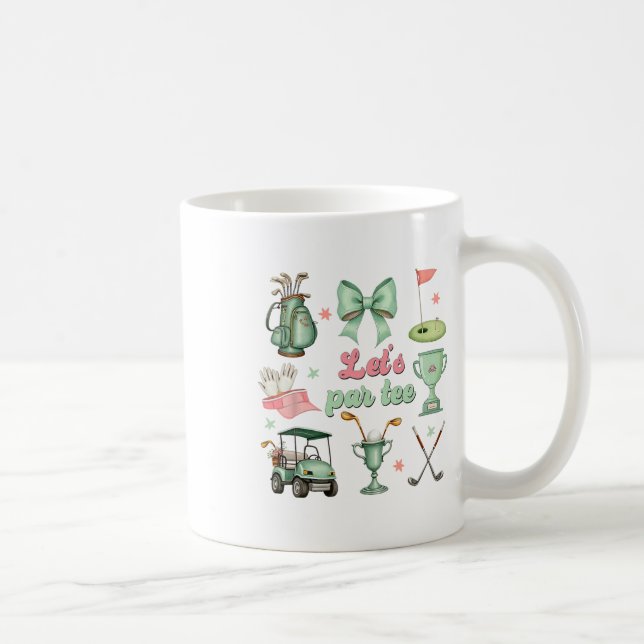 Mug Faisons la fête Coquette Golf Drôle Golfeur Filles (Droite)