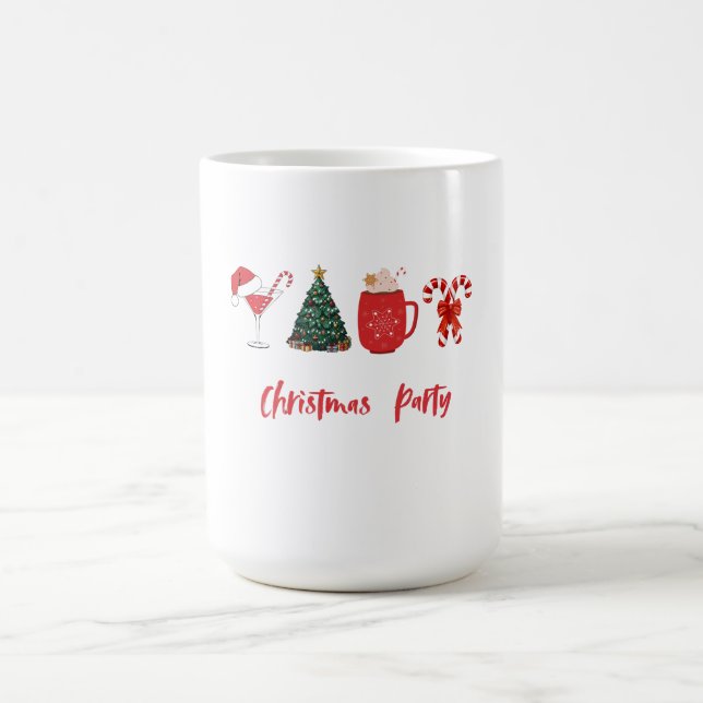 Mug Faisons la Fête – Soirée de Noël Amusante (Centre)