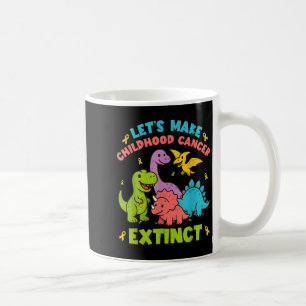 Mug Faisons porter le cancer de l'enfant Dinosaures di