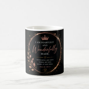 Mug Fait avec Crainte et Merveille Foi 