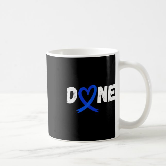 Mug Fait Dernière Journée De Radiation Chemo Colon Can (Droite)