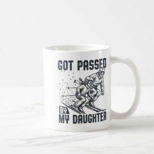 Mug Fait du pédé par ma fille Drôle de ski Papa skieur