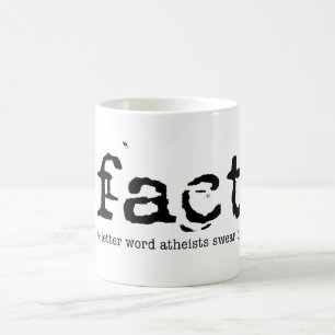 Mug FAIT - les 4 athées de mot de lettre jurent par