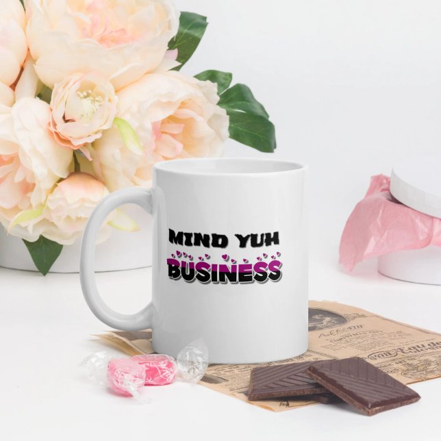Mug Faites attention à votre entreprise (Créateur téléchargé)