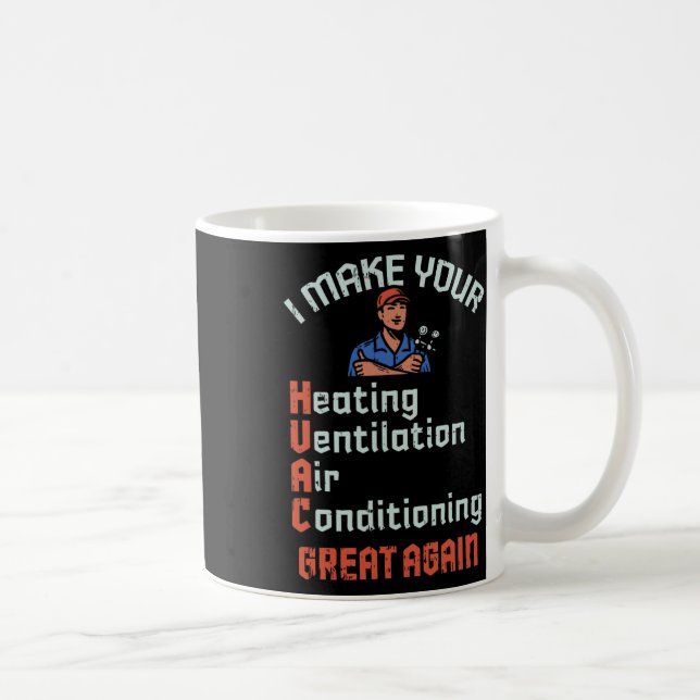 Mug Faites de votre Hvac une grande réussite Technicie (Droite)