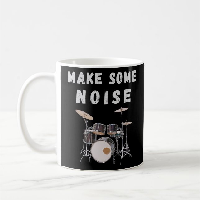 Mug Faites du bruit : batterie (Gauche)