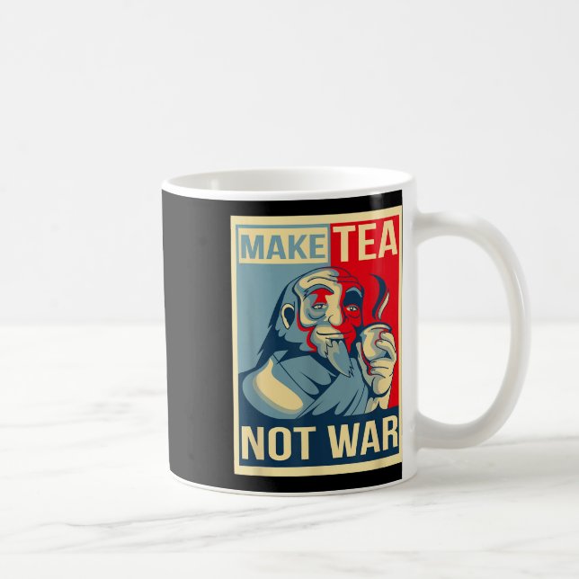 Mug Faites Du Thé Pas De La Guerre. Herbe de Bouddha j (Droite)