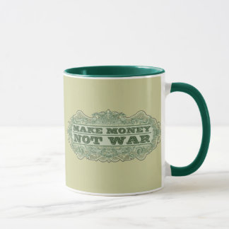 Mug Faites la guerre d'argent pas