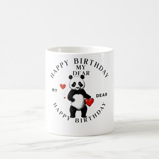 Mug "Faites-le spécial : Joyeux art d'anniversaire (Centre)