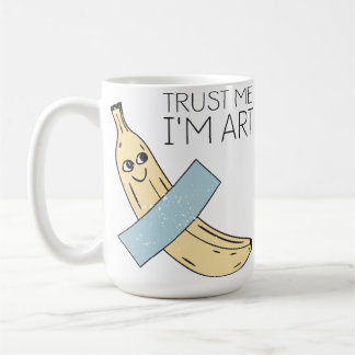 Mug Faites-moi confiance Je suis Art, Banane avec band