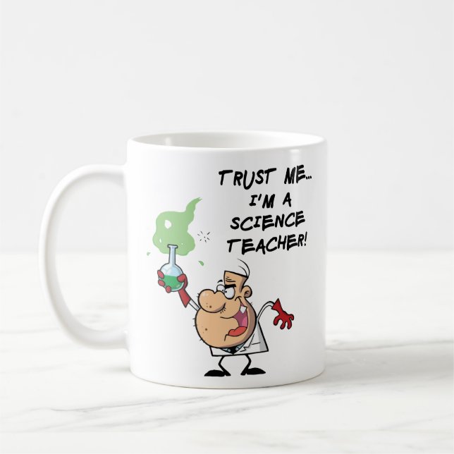 Mug Faites-moi confiance... Je suis professeur de scie (Gauche)