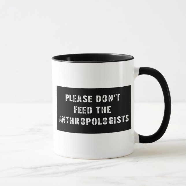 Mug Faites-moi confiance je suis un anthropologue (Droite)