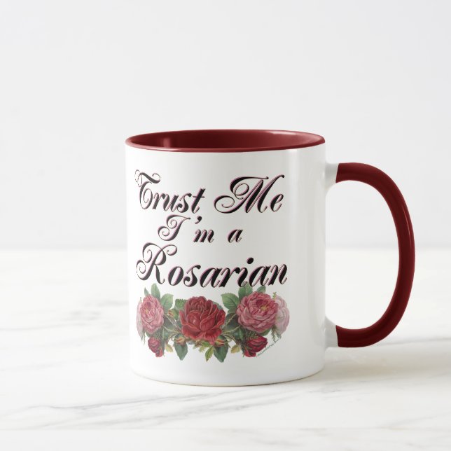 Mug Faites-moi confiance Je suis un Gardener Rosarien  (Droite)