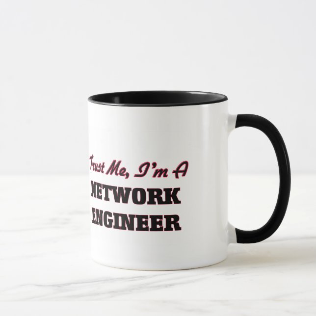 Mug Faites-moi confiance je suis un ingénieur de (Droite)