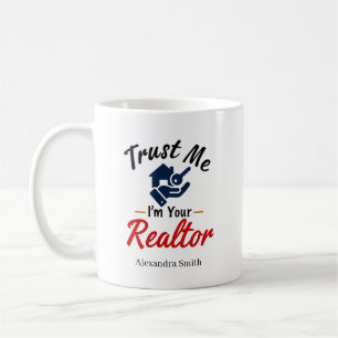 Mug Faites-moi Confiance Je Suis Votre Agent Immobilie