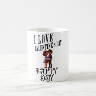 Mug "Faites passer l'amour avec le logo de notre joyeu