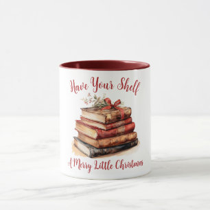 Mug Faites que votre étagère ait un joyeux petit Noël