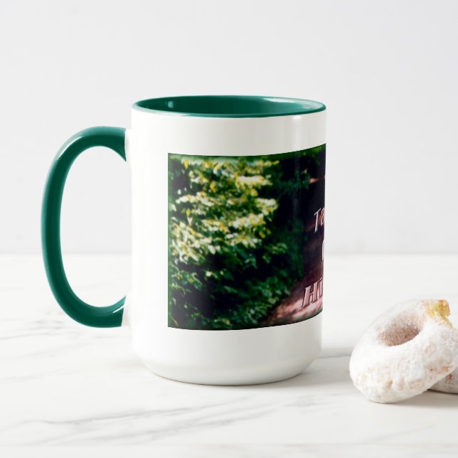 Mug Faites une randonnée (Avec donut)