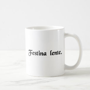 Mug Faites vite lentement