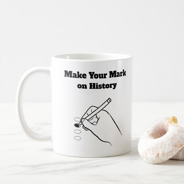 Mug Faites votre marque sur l'histoire (Avec donut)
