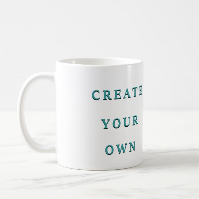 Mug Faites votre propre fait sur commande (Gauche)