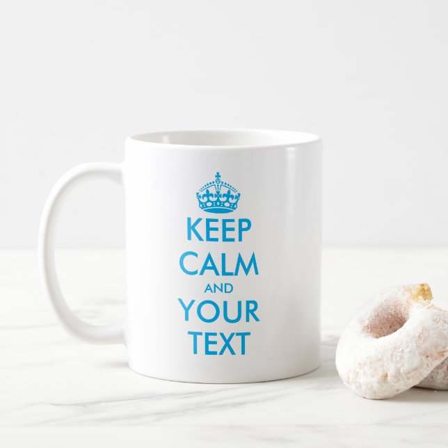 Mug Faites votre propre personnalisation Conserver la  (Avec donut)