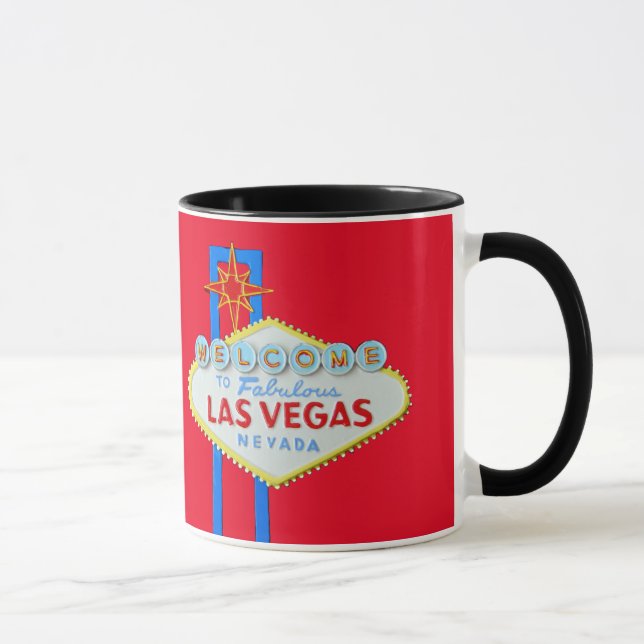 Mug Faites votre propre photo Las Vegas (Droite)