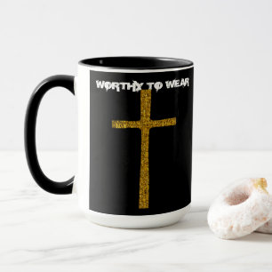 Mug Faith Cross Gold - À Porter