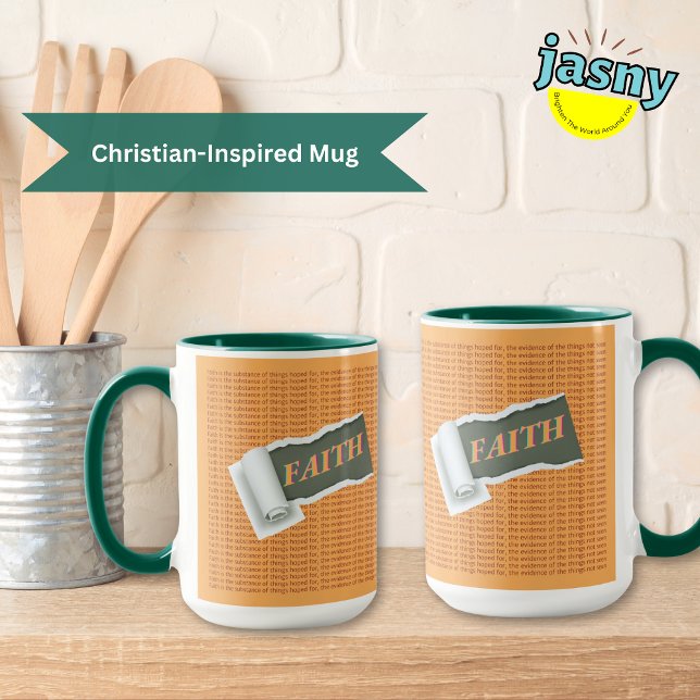 Mug Faith Écriture chrétienne Inspirationnelle Deux To (Créateur téléchargé)