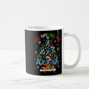 Mug Faith Hope Fight Love Christmas Tree Diabetes Ribb